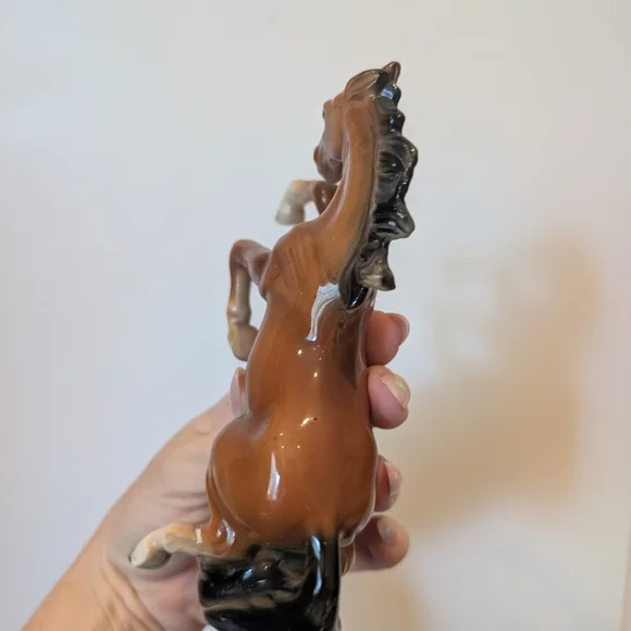 Brown Ceramic Horse Figurine - Picture 6 of 8